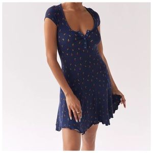 LAST CHANCE BOGO FREE Urban Outfitters Maureen strawberry mini dress